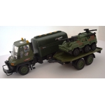 Игрушка военный грузовик с броневиком на прицепе Игрушка военный грузовик с броневиком на прицепе
