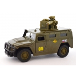 Игрушка внедорожник ГАЗ Тигр ВС военный оливковый Игрушка внедорожник ГАЗ Тигр ВС военный оливковый